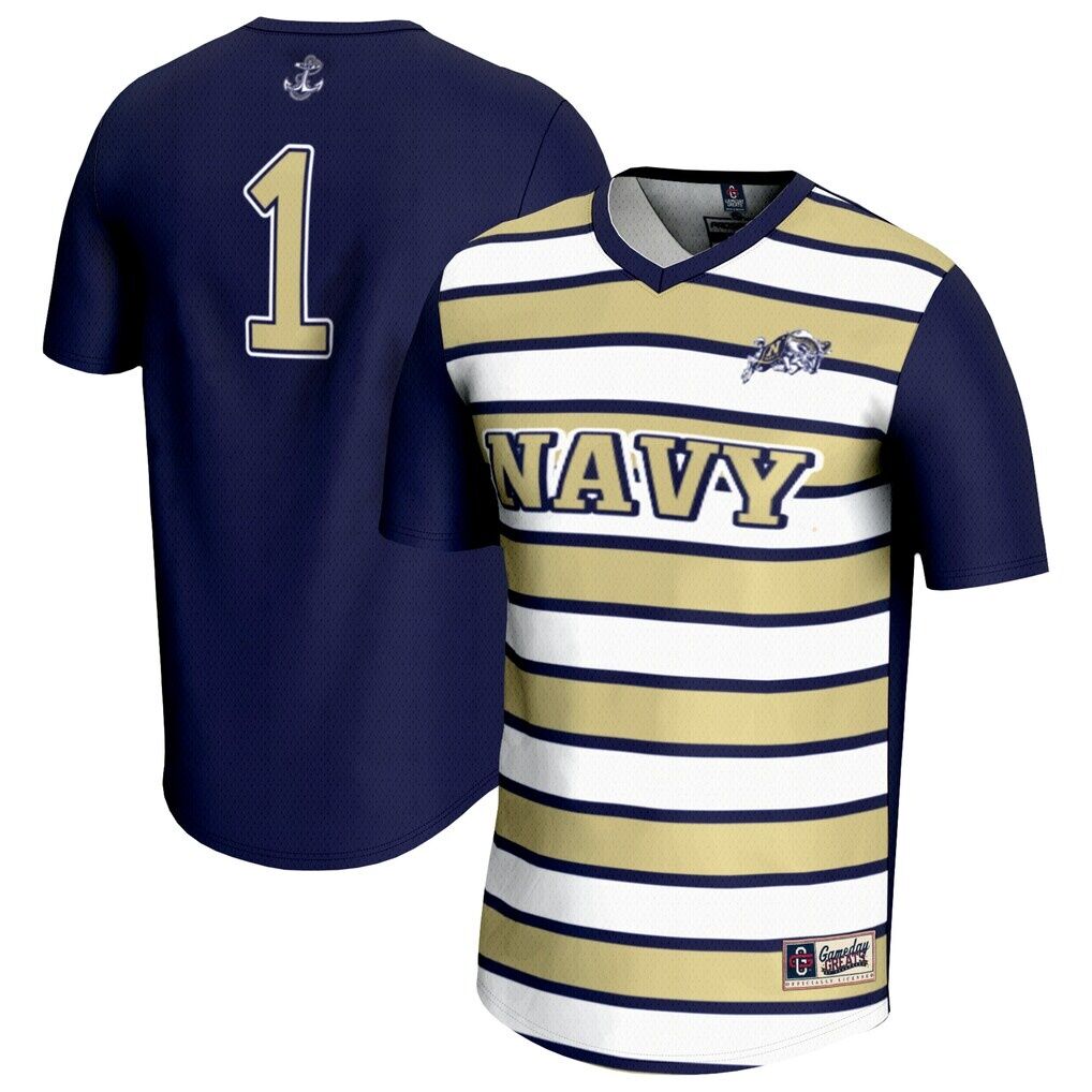 #1 Navy Midshipmen GameDay Greats Youth Lightweight Soccer Fashion Jersey