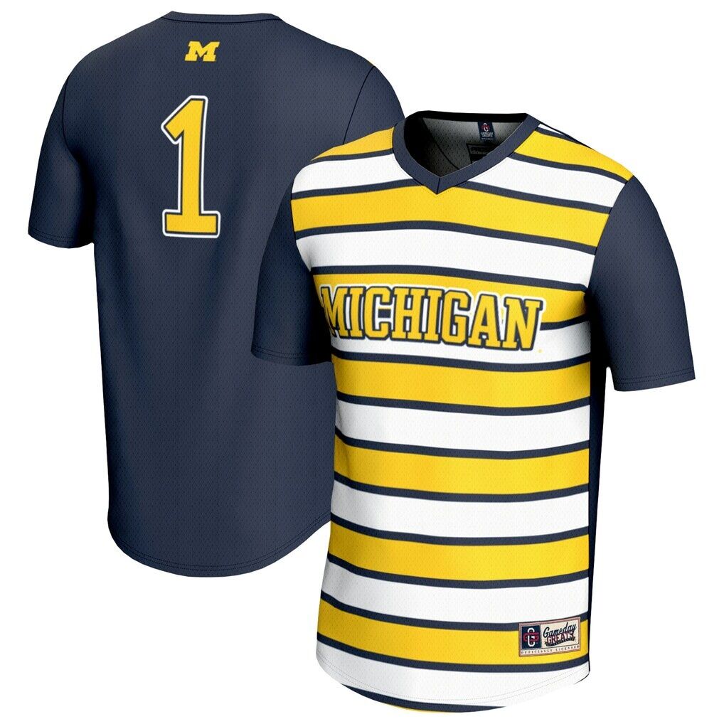 #1 Michigan Wolverines GameDay Greats Youth Lightweight Soccer Fashion Jersey