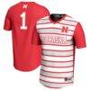 #1 Nebraska Huskers GameDay Greats Youth Lightweight Soccer Fashion Jersey - - Front View