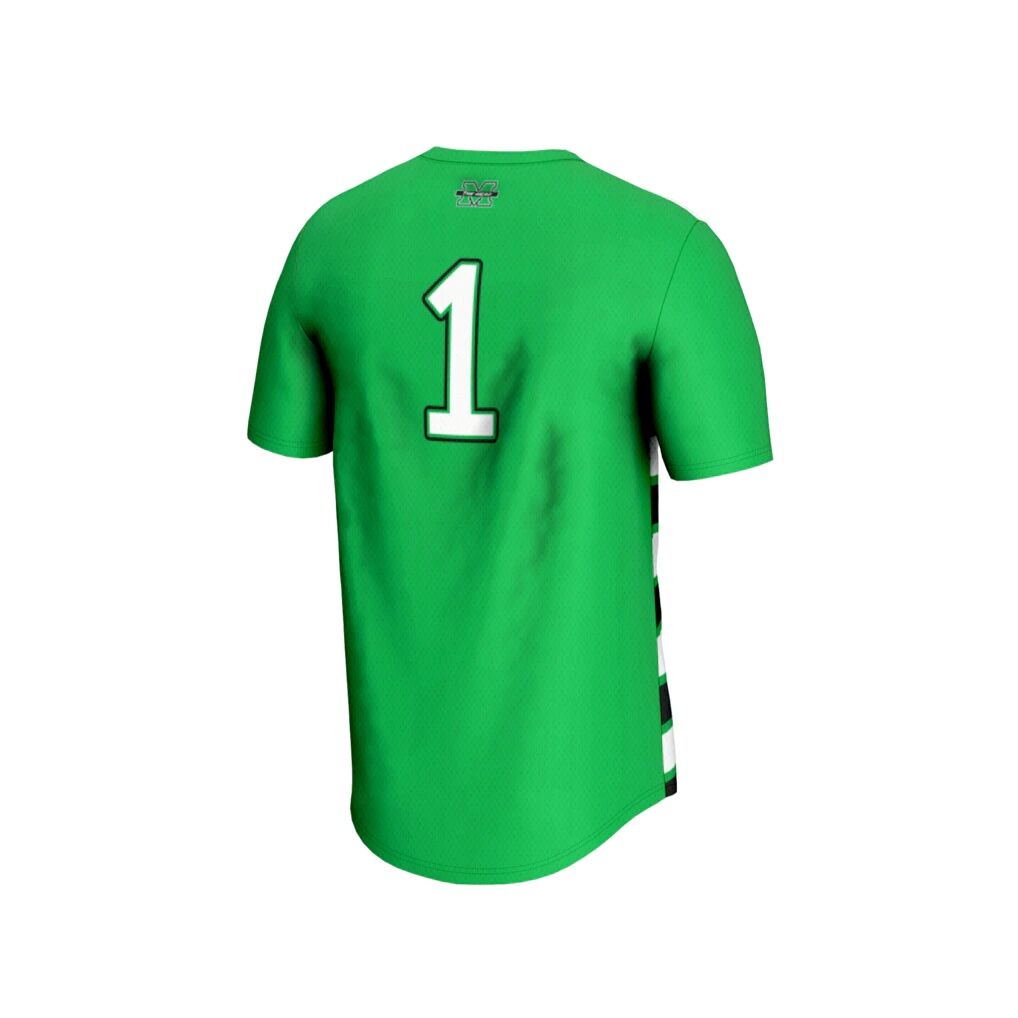 #1 Marshall Thundering Herd GameDay Greats Youth Lightweight Soccer Fashion Jersey - Kelly Green