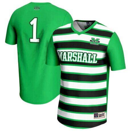 #1 Marshall Thundering Herd GameDay Greats Youth Lightweight Soccer Fashion Jersey - Kelly Green