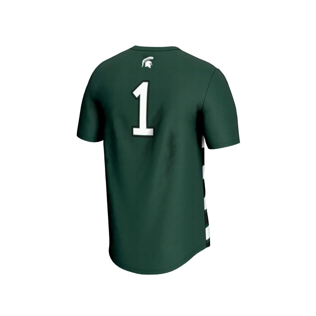 #1 Michigan State Spartans GameDay Greats Youth Lightweight Soccer Fashion Jersey