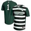#1 Michigan State Spartans GameDay Greats Youth Lightweight Soccer Fashion Jersey - Green - Front View
