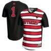 #1 Rutgers Scarlet Knights GameDay Greats Youth Lightweight Soccer Fashion Jersey - Black - Front View