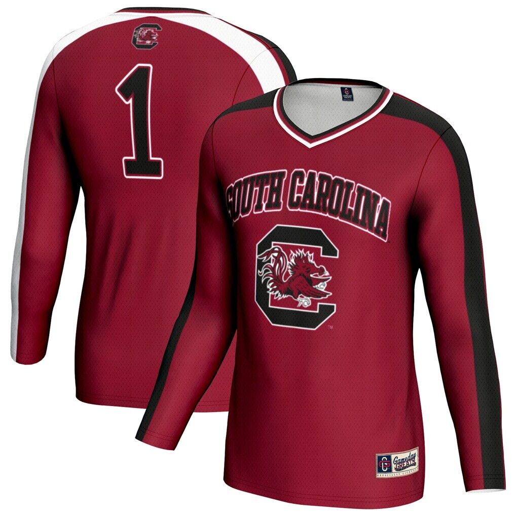 South Carolina Gamecocks GameDay Greats Unisex #1 Lightweight Volleyball Fashion Jersey - Garnet