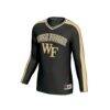 Wake Forest Demon Deacons GameDay Greats Unisex #1 Lightweight Volleyball Fashion Jersey - Black - Side View