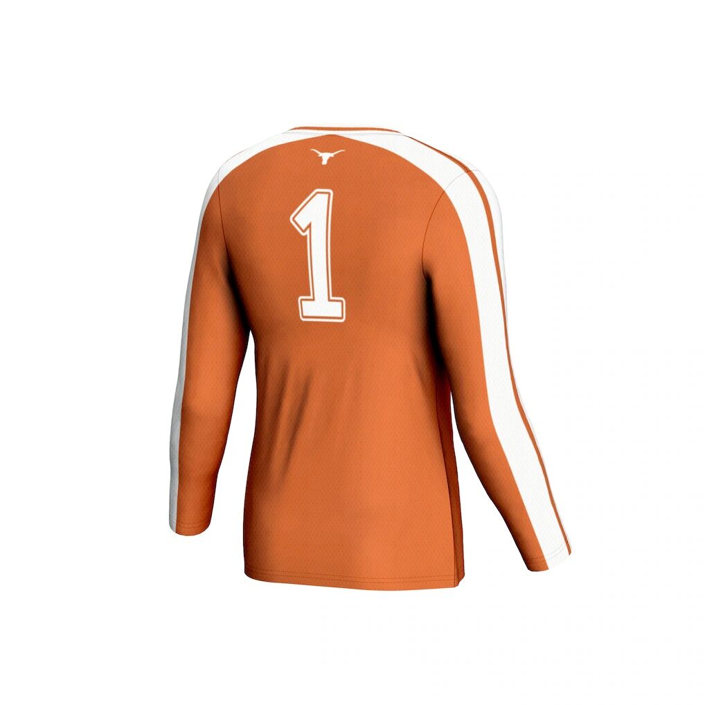 Texas Longhorns GameDay Greats Unisex #1 Lightweight Volleyball Fashion Jersey - Burnt Orange
