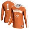 Texas Longhorns GameDay Greats Unisex #1 Lightweight Volleyball Fashion Jersey - - Front View