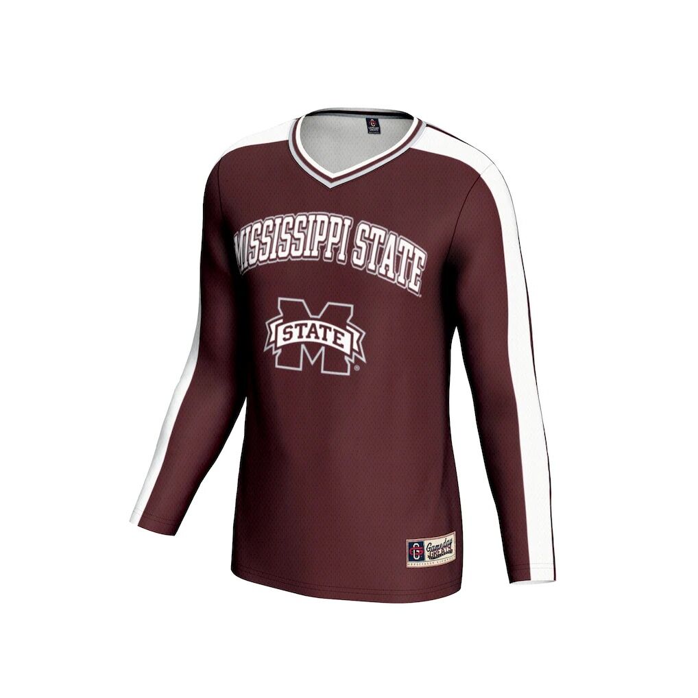 Mississippi State Bulldogs GameDay Greats Unisex #1 Lightweight Volleyball Fashion Jersey - Maroon