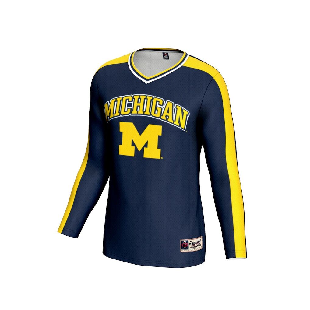 Michigan Wolverines GameDay Greats Unisex #1 Lightweight Volleyball Fashion Jersey