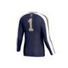 Navy Midshipmen GameDay Greats Unisex #1 Lightweight Volleyball Fashion Jersey - Navy - Detail View