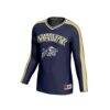 Navy Midshipmen GameDay Greats Youth #1 Lightweight Volleyball Fashion Jersey - Navy - Side View