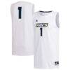 #1 Tennessee Chattanooga Mocs adidas Replica Basketball Jersey - White - Front View
