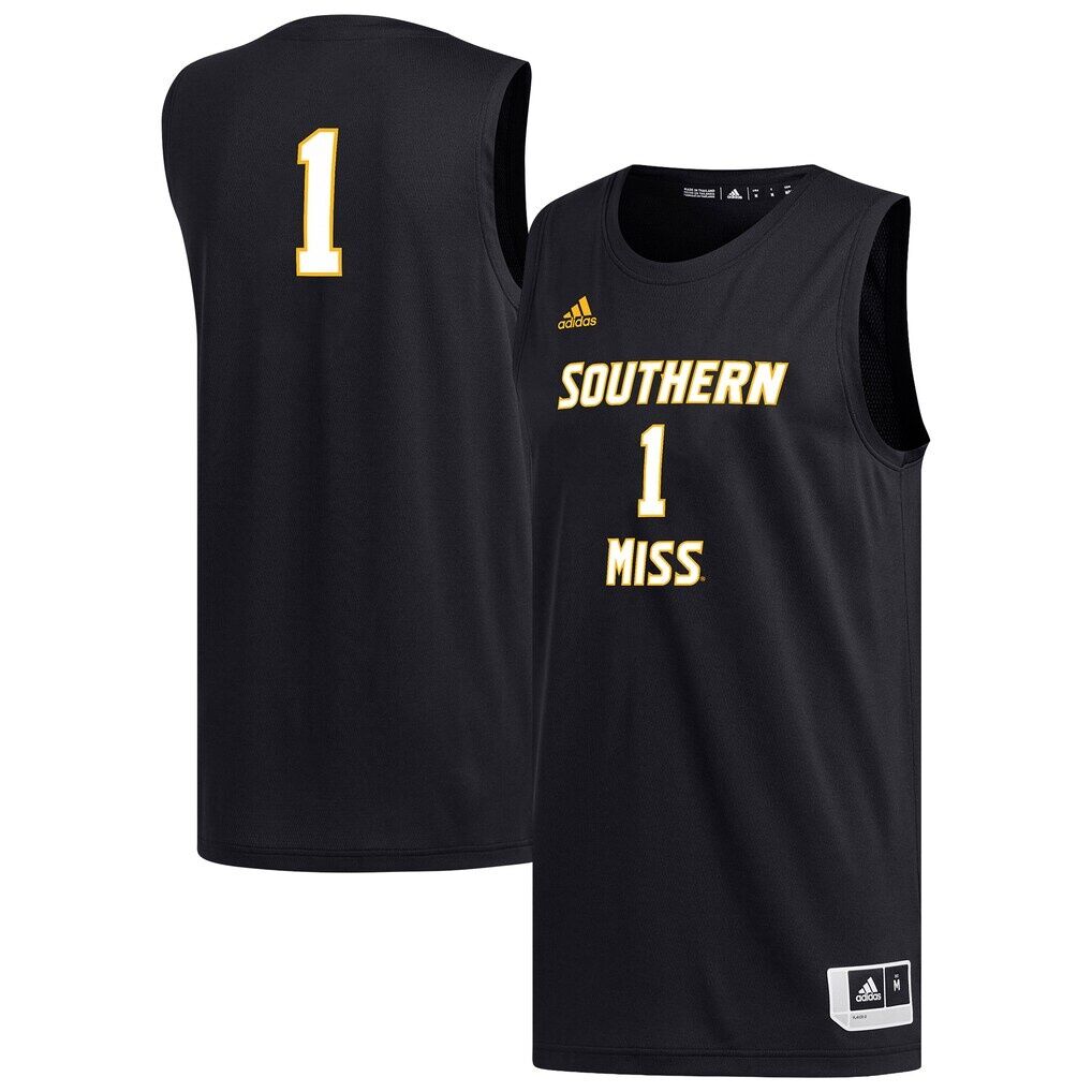 #1 Southern Miss Golden Eagles adidas Replica Basketball Jersey