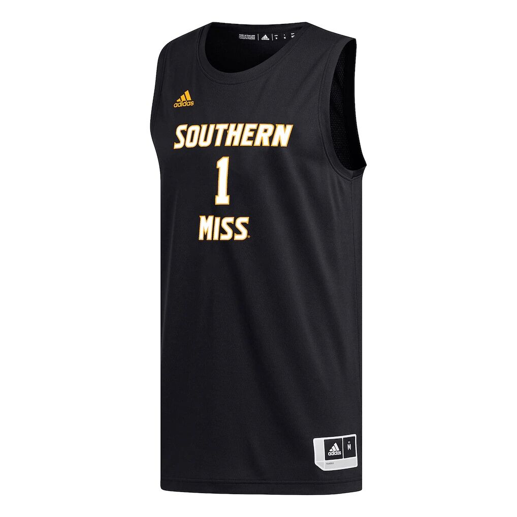 #1 Southern Miss Golden Eagles adidas Replica Basketball Jersey