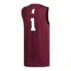 #1 Mississippi State Bulldogs adidas Replica Basketball Jersey - - Detail View