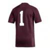 #1 Mississippi State Bulldogs adidas Replica Football Jersey - - Detail View
