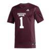 #1 Mississippi State Bulldogs adidas Replica Football Jersey - - Side View