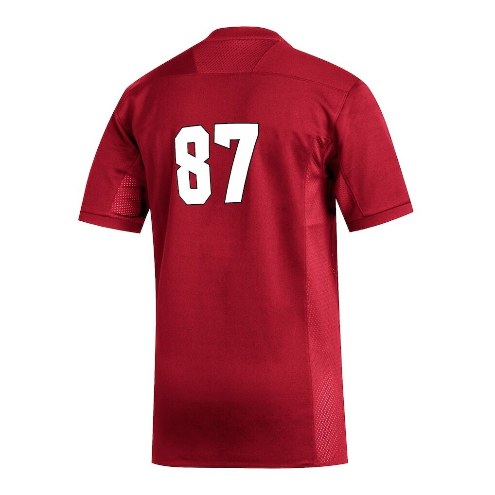 #87 NC State Wolfpack adidas Replica Football Jersey