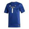 #1 Tulsa Golden Hurricane adidas Replica Football Jersey - - Side View