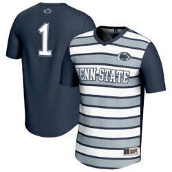 #1 Penn State Nittany Lions GameDay Greats Youth Lightweight Soccer Fashion Jersey - Navy - Front View
