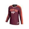 #00 Virginia Tech Hokies GameDay Greats Youth Lightweight Volleyball Fashion Jersey - - Side View