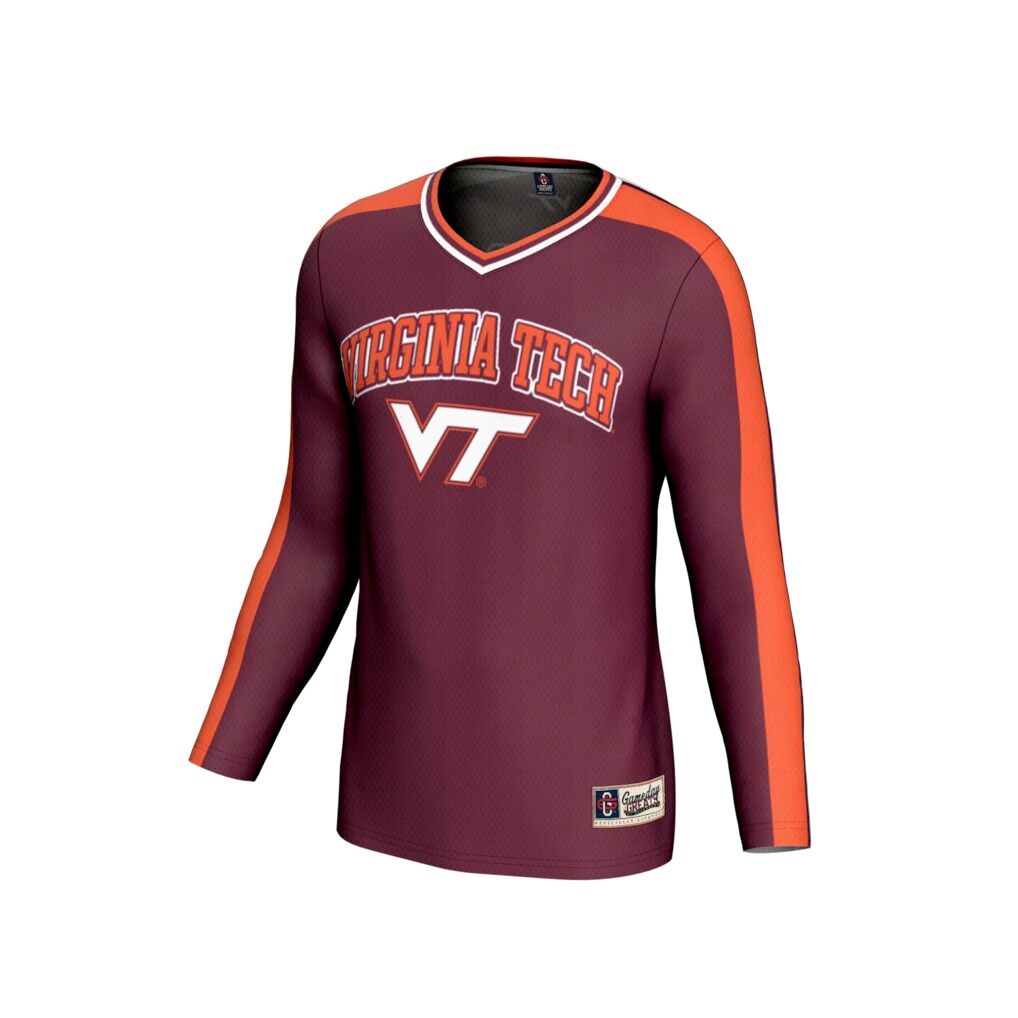 #00 Virginia Tech Hokies GameDay Greats Youth Lightweight Volleyball Fashion Jersey - Maroon