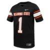 #1 Oklahoma State Cowboys Nike Game Football Jersey - Black - Side View