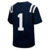 #1 Ole Miss Rebels Nike Youth Untouchable Replica Game Jersey - Navy - Detail View