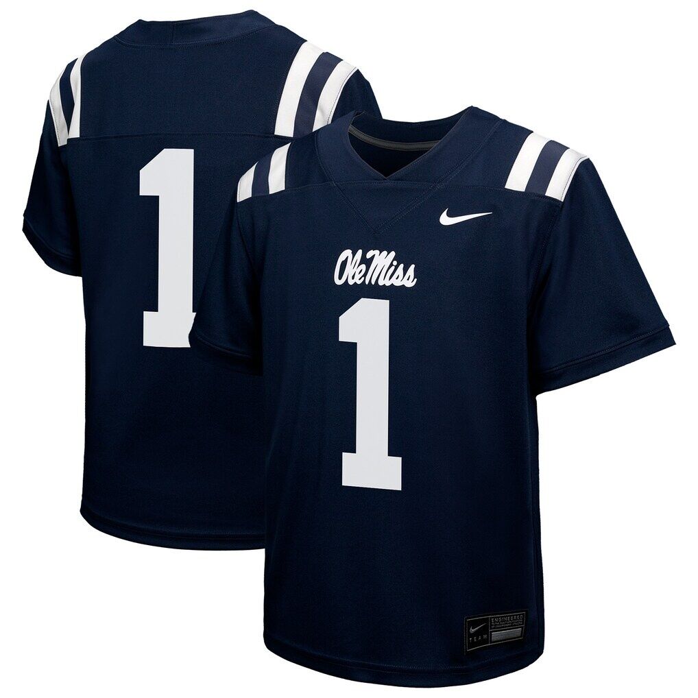 #1 Ole Miss Rebels Nike Youth Untouchable Replica Game Jersey