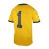 #1 Michigan Wolverines Jordan Brand Youth Untouchable Replica Game Jersey - - Detail View