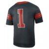 #1 Oklahoma Sooners Jordan Brand Youth Football Game Jersey - Anthracite - Detail View