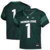 #1 Michigan State Spartans Nike Preschool Untouchable Replica Game Jersey - Green - Front View