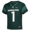 #1 Michigan State Spartans Nike Preschool Untouchable Replica Game Jersey - Green - Side View