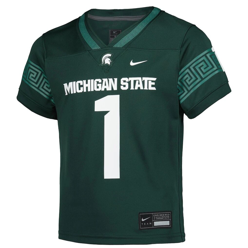 #1 Michigan State Spartans Nike Preschool Untouchable Replica Game Jersey
