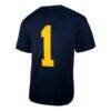 #1 Michigan Wolverines Jordan Brand Toddler Untouchable Replica Game Jersey - Navy - Detail View