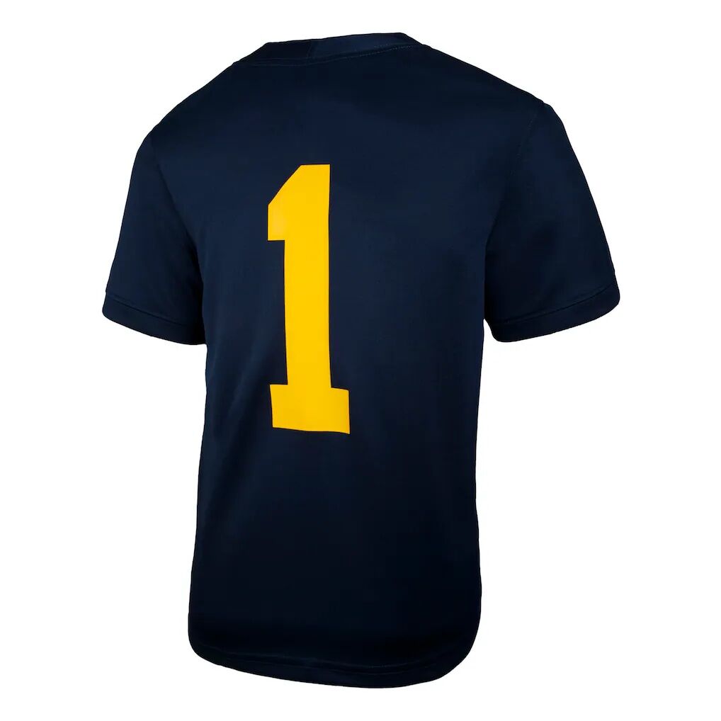 #1 Michigan Wolverines Jordan Brand Toddler Untouchable Replica Game Jersey