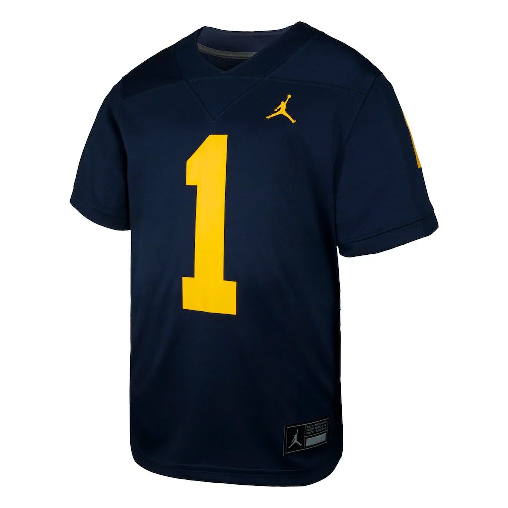 #1 Michigan Wolverines Jordan Brand Toddler Untouchable Replica Game Jersey