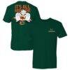 Miami Hurricanes FloGrown Rally Mascot T-Shirt - Green - Front View