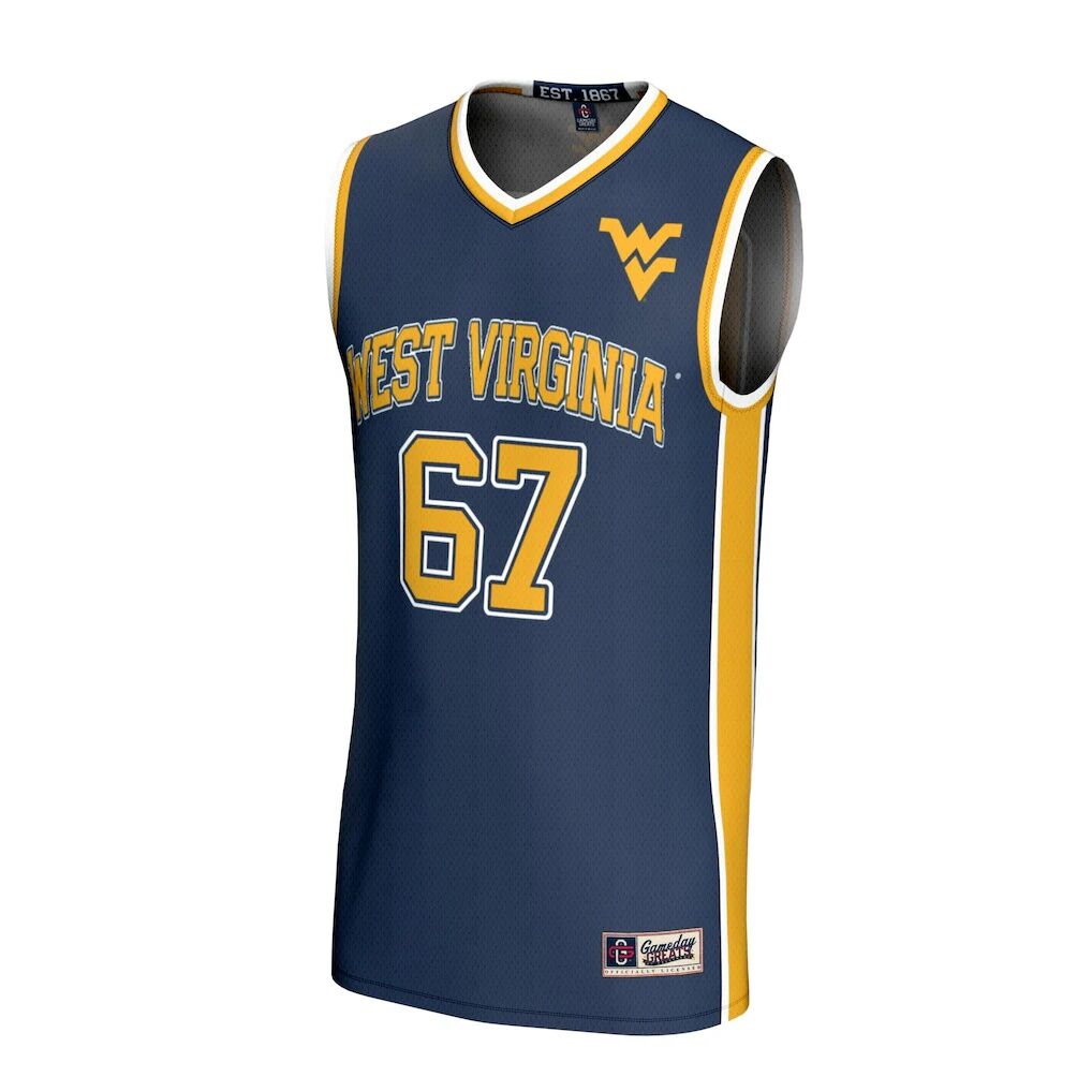 West Virginia Mountaineers GameDay Greats Youth Lightweight Collegiate Basketball Fashion Jersey