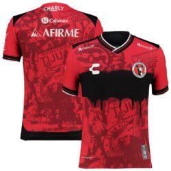 Club Tijuana Charly Youth 2025/26 Home Authentic Jersey - Red - Front View