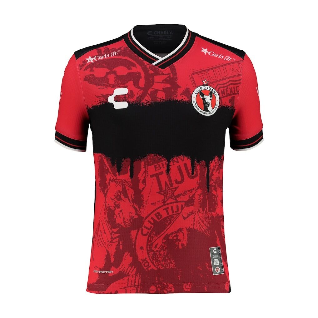 Club Tijuana Charly Youth 2025/26 Home Authentic Jersey