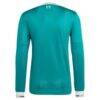 Liverpool adidas 2025/26 Third Authentic Long Sleeve Jersey - Green - Detail View