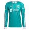 Liverpool adidas 2025/26 Third Authentic Long Sleeve Jersey - Green - Side View