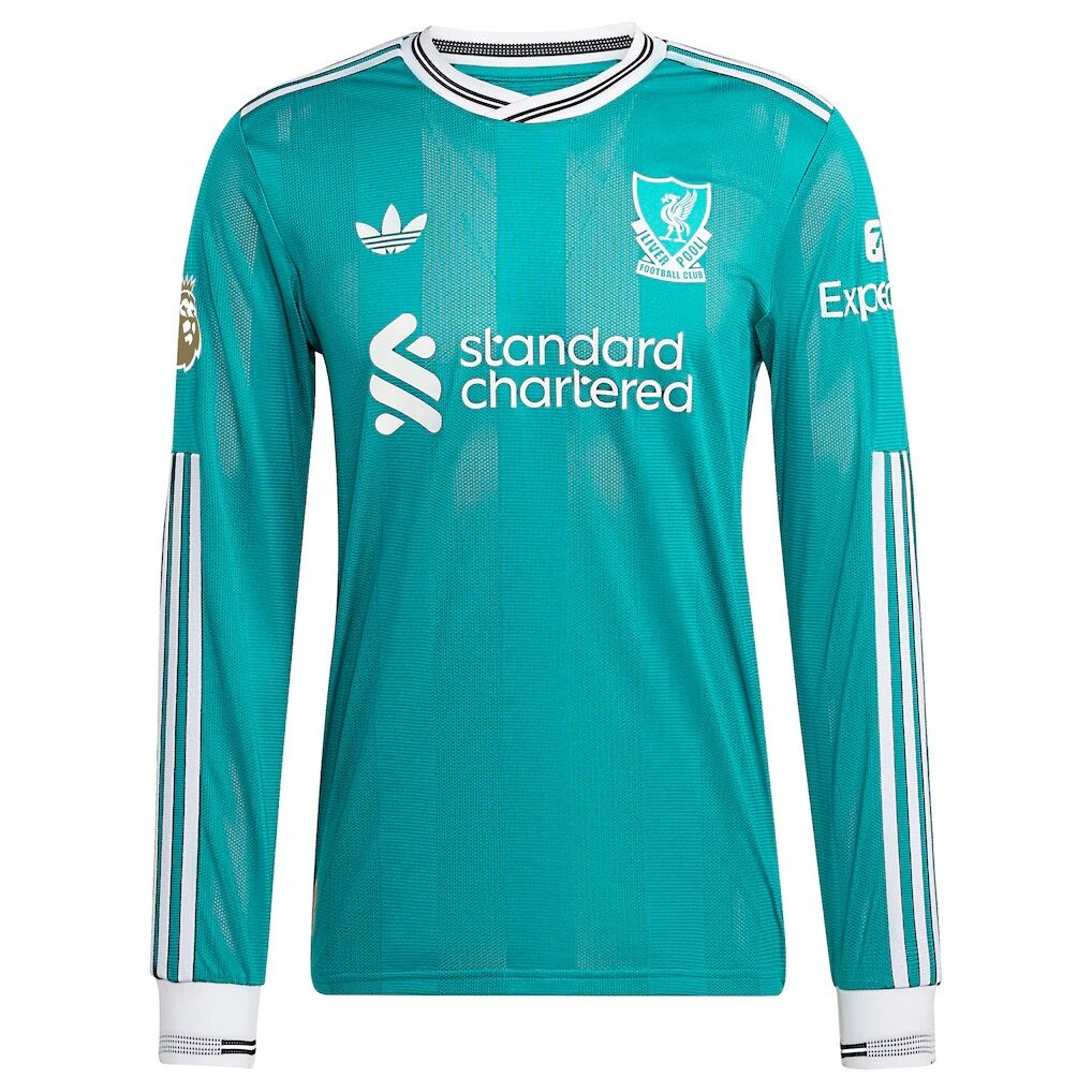 Liverpool adidas 2025/26 Third Authentic Long Sleeve Custom Jersey