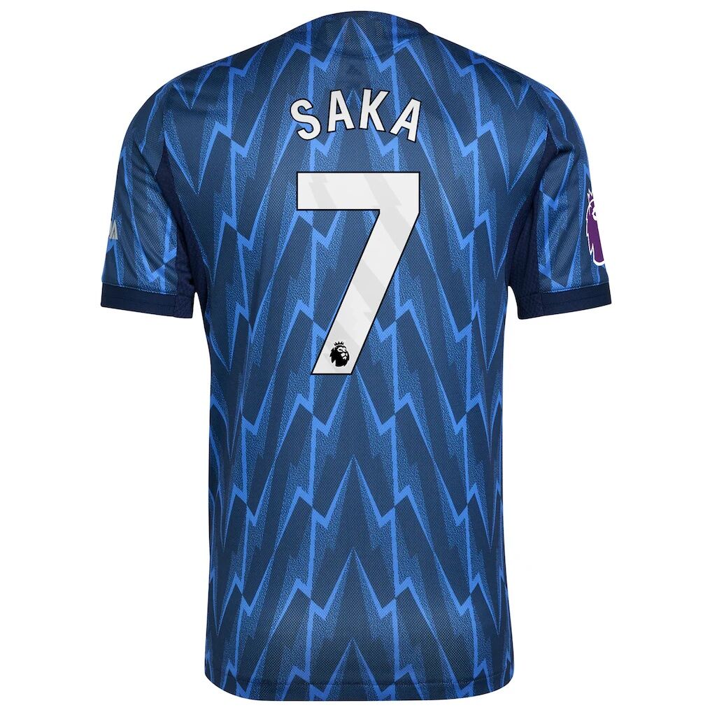 Bukayo Saka Arsenal adidas 2025/26 Away Authentic Player Jersey
