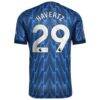 Kai Havertz Arsenal adidas 2025/26 Away Authentic Player Jersey - Blue - Detail View
