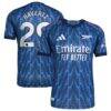 Kai Havertz Arsenal adidas 2025/26 Away Authentic Player Jersey - Blue - Front View