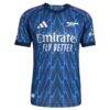 William Saliba Arsenal adidas 2025/26 Away Authentic Player Jersey - Blue - Side View