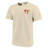 Miami Hurricanes Image One Comfort Colors Hand-Drawn Campus Stack T-Shirt - - Side View
